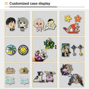 Nhà Máy Thiết Kế Mới Tùy Chỉnh Hình Dạng Mô Hình Màu Sắc Chất Liệu Tốt Mèo Khăn Pin Quần Áo Phù Hiệu - Product Image 2