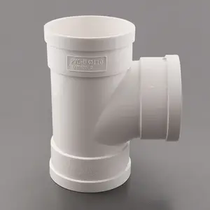 Chinese strength manufacturer pvc DWV equal tee high pressure plastic conduit pipe fittings