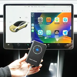 Exploter Wireless CarPlay Adapter Drahtloser Android Auto Dongle Für Tesla Model Y Model 3 CarPlay Adapter