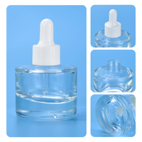 Flacon compte-gouttes en verre 20ml 30ml 50ml, couleur personnalisée, emballage de luxe pour soins de la peau et des cheveux, emballage pour gouttes oculaires