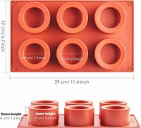 Moule en silicone jetable KINHONE pour fruits et chocolat, fraise, litchi, ananas, citron, melon, gâteau, mousse, fondant, outil de pâtisserie