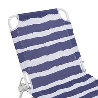 Fauteuil de plage réglable, imperméable, pliable et inclinable, pour l'extérieur, lit de plage, imperméable, Oxford, 1 place