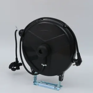 Extension Empty Plastic Cable Reel Drum Roller Set Electric Retractable Cable Reel