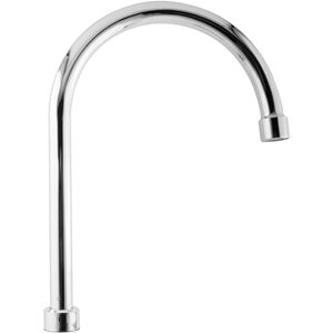 Mezclador de fregadero de una sola palanca cromado, boquilla de paraguas, herramienta de torneado duradera - Product Image 2