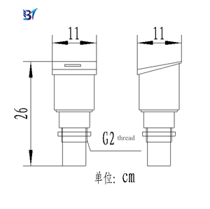 Jauge de mesure étanche IP68 avec indicateur, réservoir de liquide et d'huile de gaz à deux fils, moniteur de niveau ultrasonique - Product Image 6