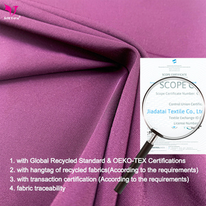 Tela Reciclada de Nylon con Certificación GRS y Spandex TC, Tejido Elástico en Cuatro Direcciones para Camisetas Deportivas - Product Image 2