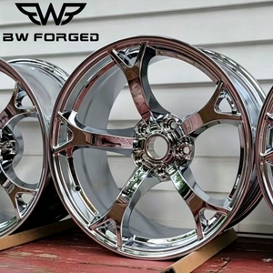 Jantes en alliage forgé concaves Chrome <span class=keywords><strong>Nismo</strong></span> V1 5x112 5x114.3 5x120 pour <span class=keywords><strong>Nissan</strong></span> <span class=keywords><strong>350Z</strong></span> 370Z G35 G37 Q50 Subaru Wrx GTI Civic - Product Image 4
