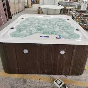 Moderna Piscina <span class=keywords><strong>de</strong></span> Hidromasaje al Aire Libre, Material Acrílico, Inteligente, <span class=keywords><strong>para</strong></span> Uso <span class=keywords><strong>de</strong></span> <span class=keywords><strong>Adultos</strong></span> - Piscina <span class=keywords><strong>para</strong></span> Jardín en Azotea - Product Image 5