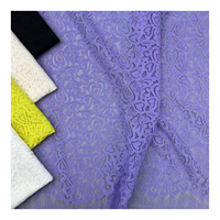 Tissu suisse de dentelle de cils de mariée en forme de cœur brodé sur mesure Affinity pour robes