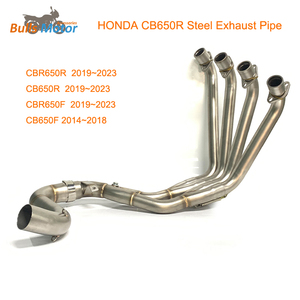 Para CB650F CBR650F Sistema de escape de motocicleta, tubo de bajada delantero, codo de escape para <span class=keywords><strong>moto</strong></span> CBR650 <span class=keywords><strong>CB650R</strong></span> - Product Image 2