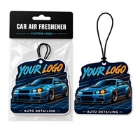 Désodorisant de voiture suspendu personnalisé avec logo, parfum de luxe pour voiture, promotionnel, vente en gros, parfum personnalisé en vrac