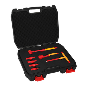 GATmatic 1000V VDE Certified Insulated <b>Hand</b> Socket Wrench <b>Set</b> 24-Piece OEM Hybrid/EV Maintenance <b>Tool</b> Kit High Voltage Safety GI - Product Image 2