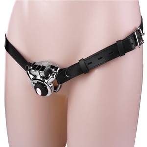 Jaula de Castidad de Acero Inoxidable, Anillo Invertido para Pene, Dispositivo de Bloqueo, Masturbador Masculino, Juguetes Sexuales para Hombres - Product Image 4