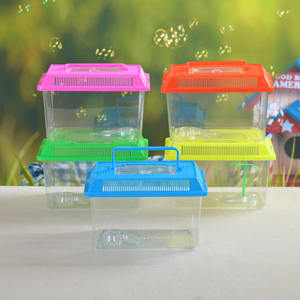 Piccolo Design portatile in plastica trasparente per <span class=keywords><strong>acquario</strong></span> da viaggio per animali domestici tartarughe stile moderno di alta qualità - Product Image 1