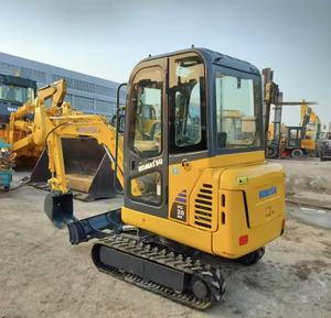 รถขุดขนาดเล็ก Komatsu PC20 มือสอง น้ำหนัก 2 ตัน รถขุดขนาดเล็กแบบมีห้องโดยสาร สำหรับงานก่อสร้างในฟาร์ม - Product Image 3