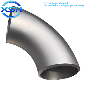 Coude de raccordement sans soudure en acier inoxydable 304 SUS316L à 90 degrés, fabrication directe usine, pour pétrole, huile et eau - Product Image 1