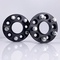 Nouvel adaptateur d'espacement de roue ET+ en alliage d'aluminium forgé 6061 T6 5x120 20MM CB72.5 centrage de moyeu filetage M14x1.25 anodisé dur noir