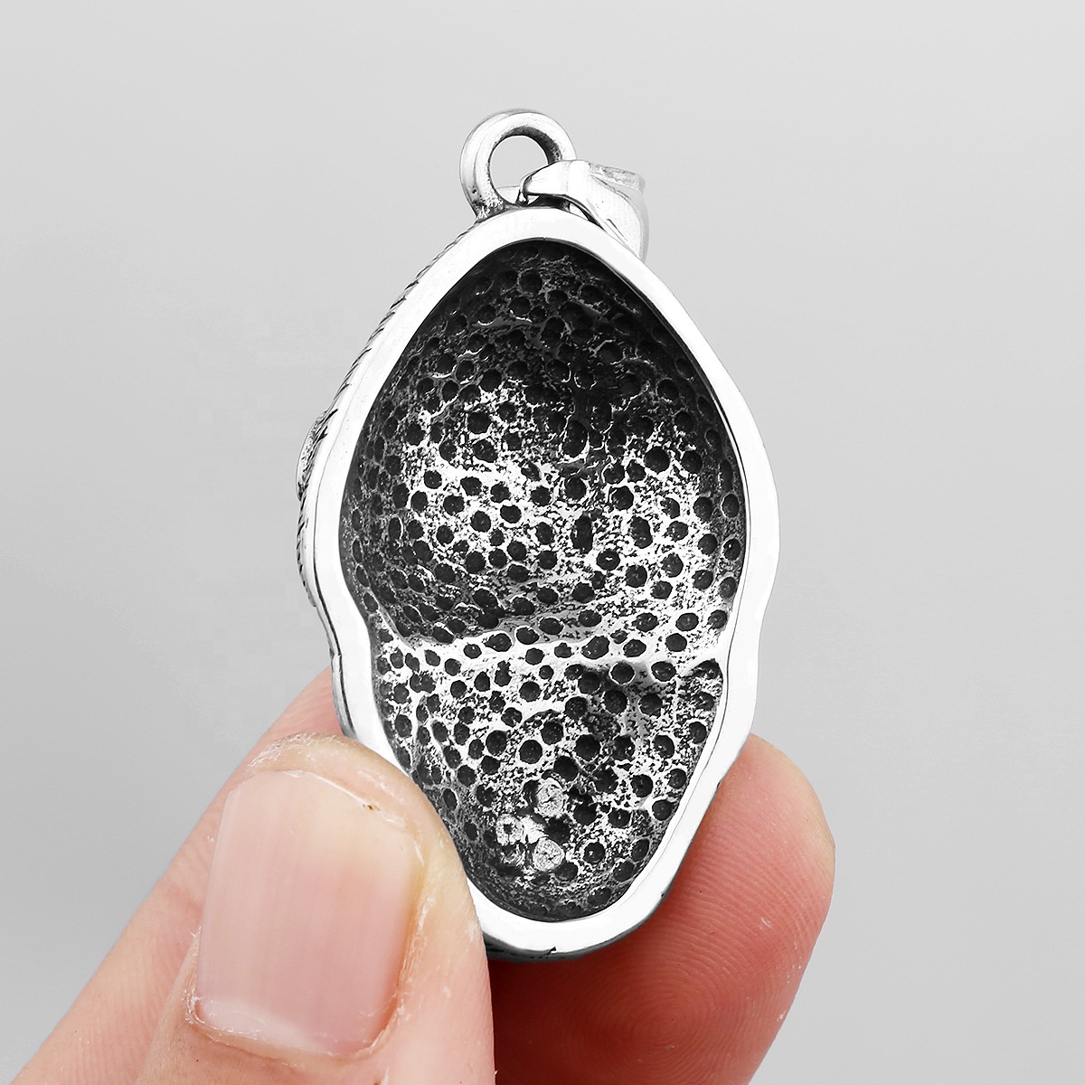 MECYLIFE Punk Animal Necklace Orangutan Pendant Stainless Steel