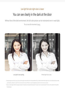 สำหรับ Xiaomi Smart Door Lock G500 ระบบจดจำใบหน้า 3 มิติ พร้อมกล้องวงจรปิดแบบตาแมว ปลดล็อคด้วยลายนิ้วมือ บลูทูธ รหัสผ่าน ใช้งานร่วมกับแอป Mi Home - Product Image 4