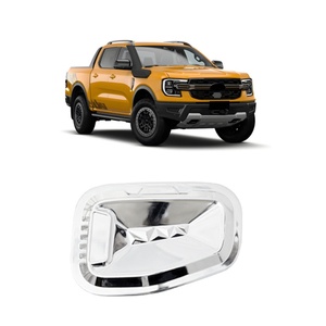 Accesorios Exteriores para Automóviles de Diseño Nuevo de la Marca KQD, Cubierta de Tanque de Gasolina Cromada y Negra para Ford Ranger - Product Image 3