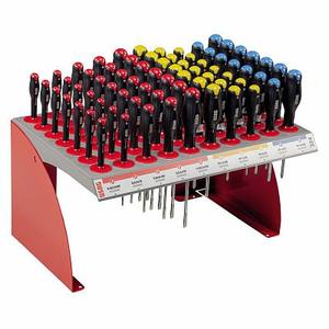 Jeu de tournevis Usag 115 pièces, qualité industrielle, embouts Phillips, poignée antidérapante, 480x330x250mm - Product Image 1