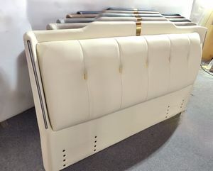 Juego de Muebles de Dormitorio Modernos <span class=keywords><strong>con</strong></span> Luz LED, Cama Queen Size Suave <span class=keywords><strong>con</strong></span> Almacenamiento Multifuncional, Estructura de Metal King Size, Directo de Fábrica - Product Image 3