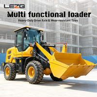 Mini-chargeuse sur pneus compacte chinoise pour chantier de construction