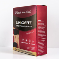 Complément alimentaire naturel à base de plantes à vente chaude en marque privée, Garcinia Fiber B Vitamins, perte de poids, amincissant, café instantané pour femmes