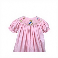 Confortable, OEM/ODM, respirant, personnalisé, polyester/coton, enfants, bébés filles, hiver, col rond, motif de dessin animé, broderie pour fête