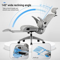 Moins cher maille pivotant luxe exécutif haute qualité accoudoir arrière ordinateur confort moderne chaise de bureau ergonomique