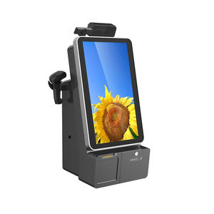 Kiosco de pago propio montado en la pared Máquina de quiosco de pedidos de autoservicio Pantalla táctil Dispositivo de sistema POS de cajero automático minorista - Product Image 1