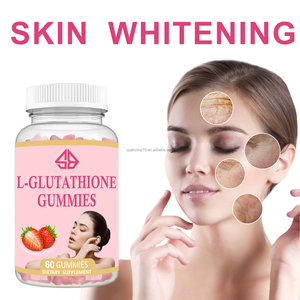 Gummies OEM éclaircissantes pour la peau au collagène et L-Glutathion, 60 suppléments à base de plantes pour éclaircir la peau et éliminer les taches faciales chez la femme - Product Image 2