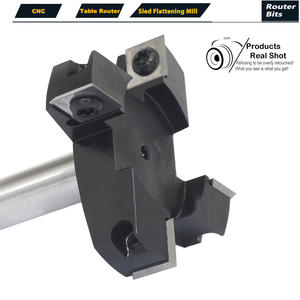 Fraises de surfage pour défonceuse CNC, style à 2+2 plaquettes, pour l'égalisation et le chanfreinage, <span class=keywords><strong>fraise</strong></span> à planer, <span class=keywords><strong>fraise</strong></span> à dégauchir, <span class=keywords><strong>fraise</strong></span> à surface - Product Image 4