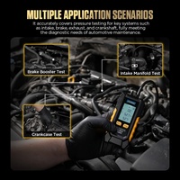 Air Digital Differential Pressure Meter Gauge Manometer Instruments for Car Engine Fuel System Maintenance