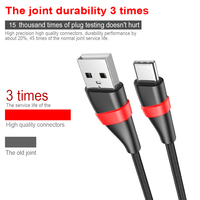 Jianhan – nouveau Design de 1M 2M, câbles de charge rapide 3A USB C, chargeur de synchronisation de données, câble de Type C