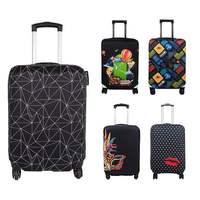 Housse de valise personnalisée de haute qualité, housse de valise anti-poussière, housse de protection en spandex à pois, avec des imprimés tendance et populaires