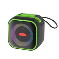 HS-4311 Prix spécial Aux in jack mini haut-parleur sans fil RGB lumière woofer haut-parleur stéréo