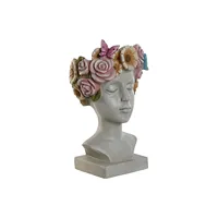 Pot de fleurs MAGNESIA 32x28x53cm (Hauteur 53cm Largeur 32cm Profondeur 28cm) Petites fleurs