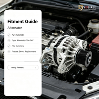 Alternateur 24V 70A compatible avec les moteurs diesel Cummins M11 QSM ISM QSL, générateur de charge, pièce de rechange