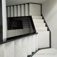 Dalle de marbre blanc naturel poli de luxe moderne Cammy Stone Sivec pour salle de bain, cuisine, comptoir, hôtel, extérieur