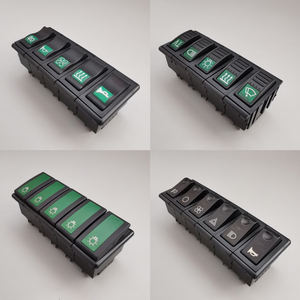 Universal Pelatih Bus Truk Mengangkat Papan Rocker Switch - Product Image 4