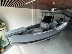 Bote Inflable Semirrígido de Aluminio para 16 Personas, 28.2 pies, Achilles Hypalon con Cabina de Techo Rígido, Lujoso para Patrullaje, de China, MOQ Bajo - Product Image 2