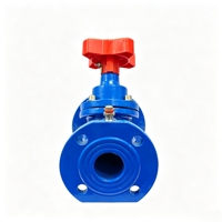 Vanne d'équilibrage statique à bride SP45F, Vanne de régulation de débit numérique en fonte ductile QT450 PN16 pour systèmes d'eau CVC DN50-DN300