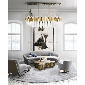 Lámpara colgante de cristal para decoración del hogar, luces decorativas de decoración artística moderna para bodas - Product Image 3