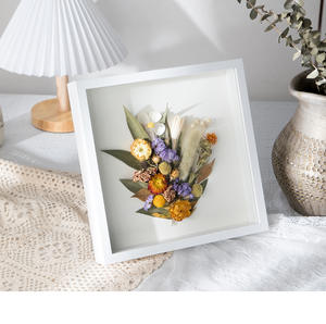 Caja de sombra 3D de Arte de madera para manualidades, marco de fotos de imagen profunda, bolsa blanca de alta calidad personalizada, embalaje <span class=keywords><strong>familiar</strong></span> con logotipo de madera de Europa - Product Image 5