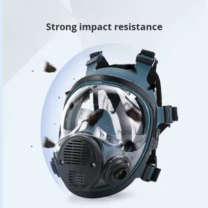 Masque à gaz complet en silicone Filtre HEPA Réutilisable Lavable Protection contre la poussière industrielle <span class=keywords><strong>Peinture</strong></span> en aérosol formaldéhyde des mines de charbon - Product Image 3
