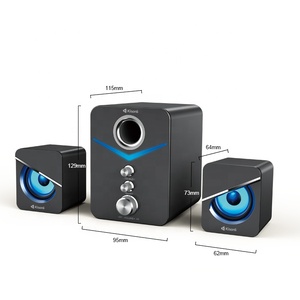 Gros Kisonli Système Haut-Parleur <span class=keywords><strong>2022</strong></span> Nouveau Arrivée Subwoofer 2.1 Home Cinéma Haut-Parleur Ordinateur Haut-Parleur De Bureau - Product Image 5