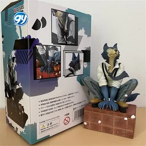 BEASTARS 레고시 목재 늑대 PVC 장난감 애니메이션 액션 피규어 Figma 장난감 수집가 쥬게 테스 피규어 인형 레고 17cm