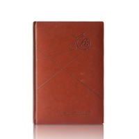 Carnet de notes personnalisé en cuir rigide avec reliure cousue, 100 feuilles A5, agenda 2027 – Meilleur prix
