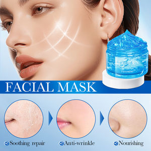 Masque facial de nuit OEM FAYANKOU à marque privée, au collagène, hydratant en profondeur, anti-rides, réparateur, aux herbes, blanchissant - Product Image 5